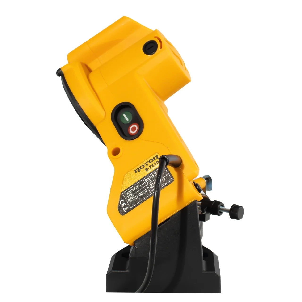 Aparat Masina de ascutit lanturi drujba, 5500rpm, 2.8kg, 104x3.2x22mm, 85W ROTOR R-7C10 - 2 | YEO