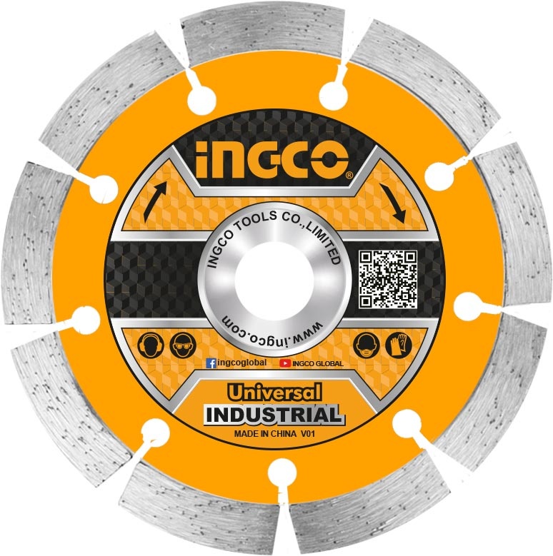Disc Diamantat Intrerupt Profi 125x22.2mm INGCO DMD011254 - 1 | YEO