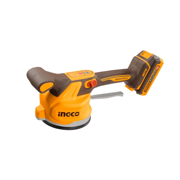 Vibrator cu ventuza pentru placi ceramice 20V, diametru 130mm, 60kg, fara acumulator INGCO CTVLI2001 - imagine 6