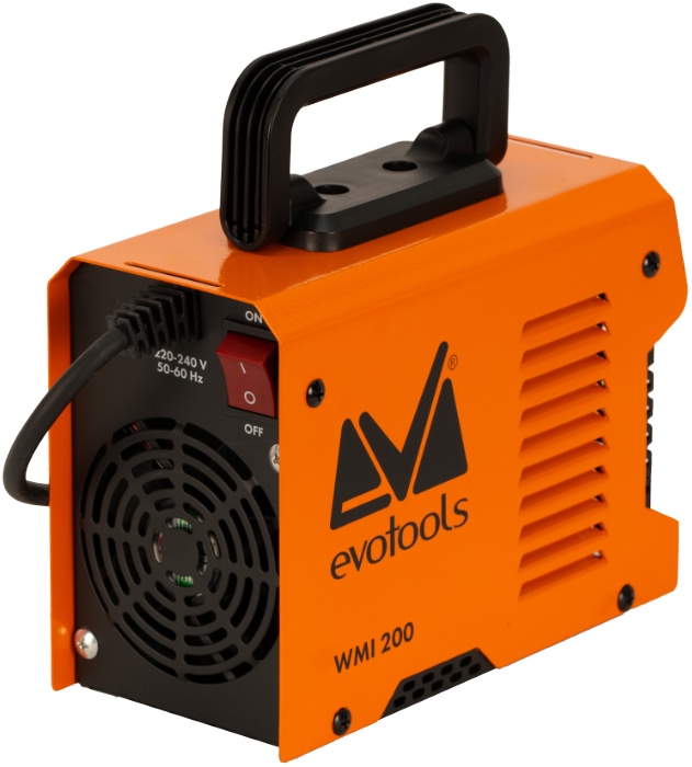 Aparat Invertor de Sudura cu Afisaj Digital WMI 200, anti-stick, ventilatie, 2.5-3.2mm, Evotools 683146 - 1 | YEO