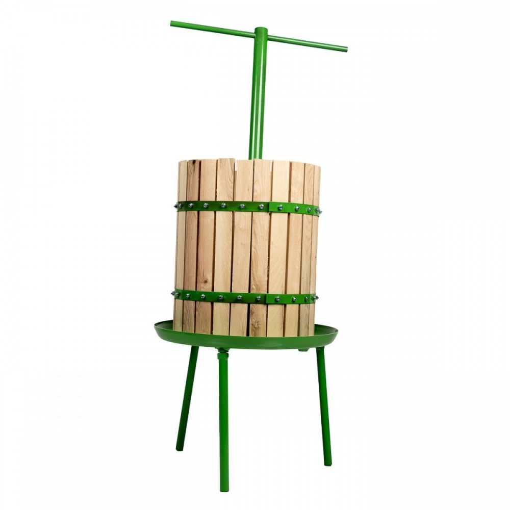 *CADOU* Teasc 35L pentru zdrobit struguri, manual, vopsit electrostatic, profesional. Cadou vinometru + foarfeca - 2 | YEO