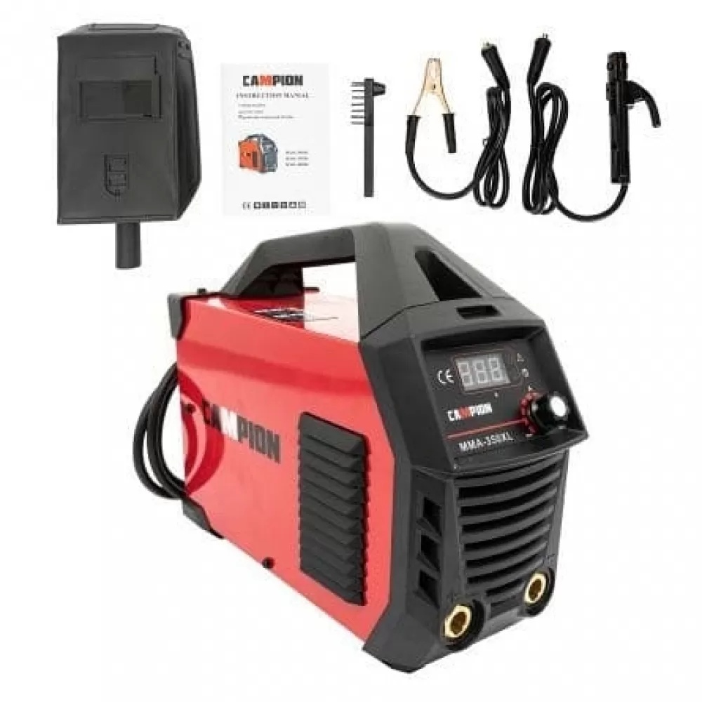 INVERTOR PENTRU SUDURA MMA-300XL ROSU CAMPION – 300A, PROFESIONAL, AFISAJ ELECTRONIC – COD MMA-300XL