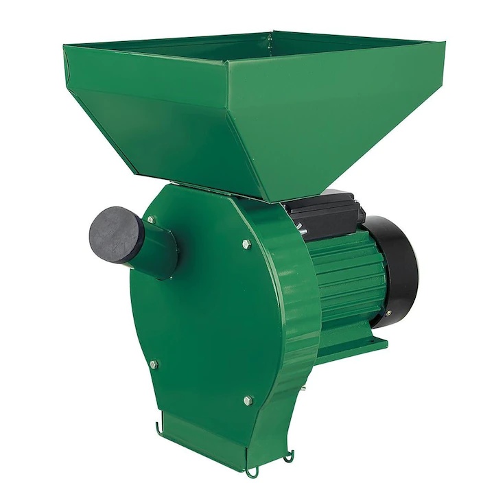 Moara Electrica Uruiala 4.5KW, 300kg/ora, cereale, Cuva Extra Mare Verde, Campion CMP1335V – CMP1335V