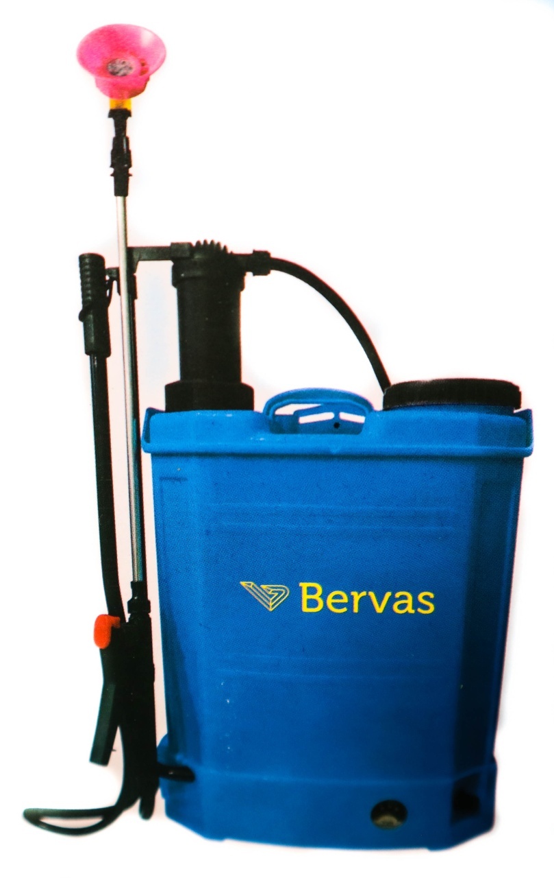 Pompa de Stropit cu Baterie 16L + Actionare Manuala vermorel electric cu acumulator 8AH Bervas B7487