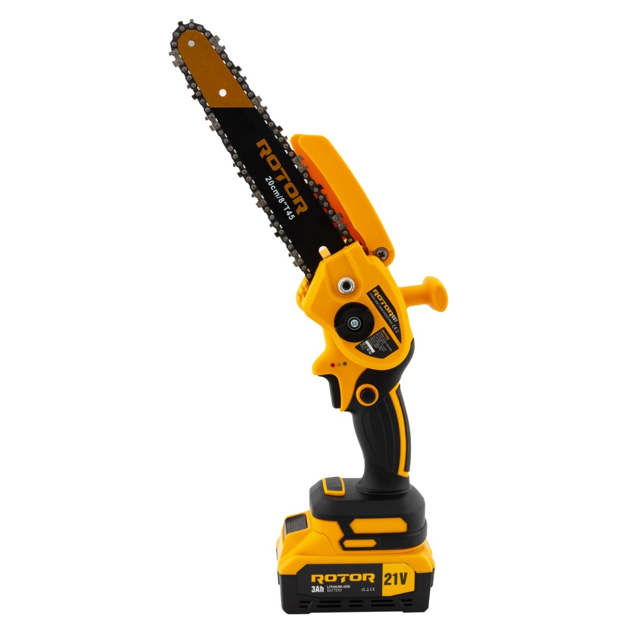 Set Mini drujba electrica si foarfeca de gradina cu 2 acumulatori 3AH, 21V, brushless ROTOR - 3 | YEO