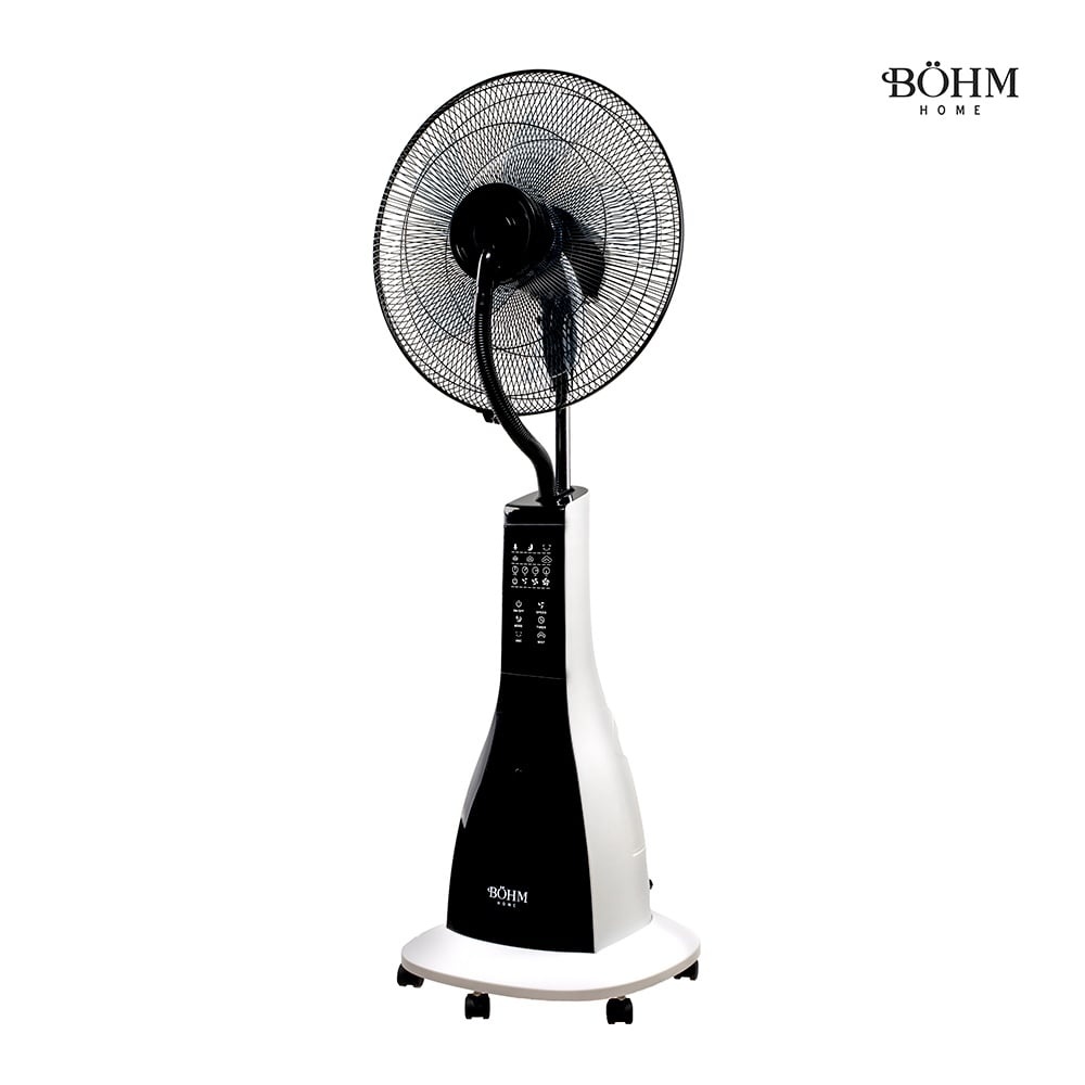 Ventilator racire aer cu Pulverizare Apa și Umidificare 16\'\', oscilatie 80 grade, 3 viteze, 90w, 5 pale, BÖHM BSP40-RA