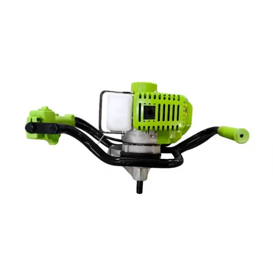 8.5CP + burghiu 150mm* Motoburghiu pe benzina Campion, 8.5CP, motor 2 timpi 58cc, 9200rpm, burghie 100-300mm, adancime 800mm, rezervor 1.2L, set forare pamant, model verde Italian Fresho CMP4350G GT-4350 - imagine 6