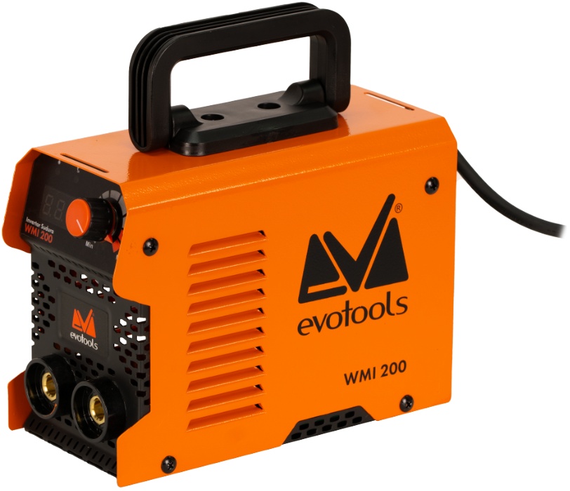 Aparat Invertor de Sudura cu Afisaj Digital WMI 200, anti-stick, ventilatie, 2.5-3.2mm, Evotools 683146 - 2 | YEO