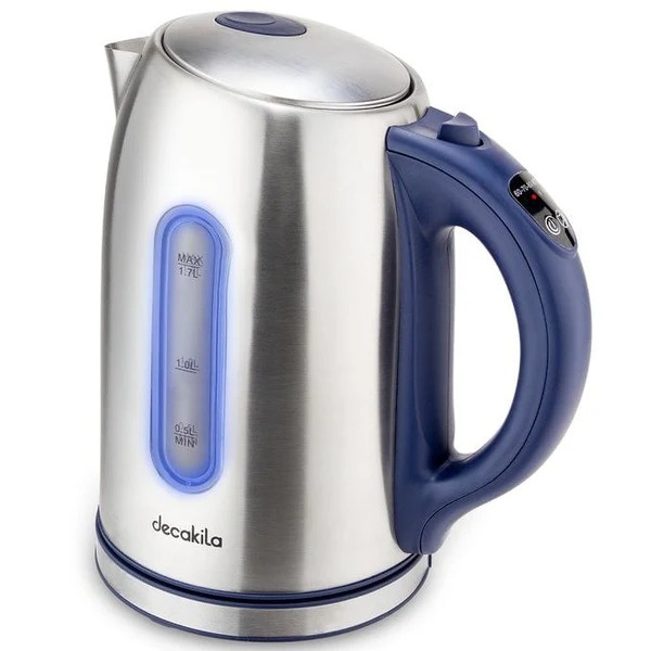 Fierbator Apa Inox 2200W 1.7L cu Functie Ajustare a Temperaturii Decakila KEKT020L
