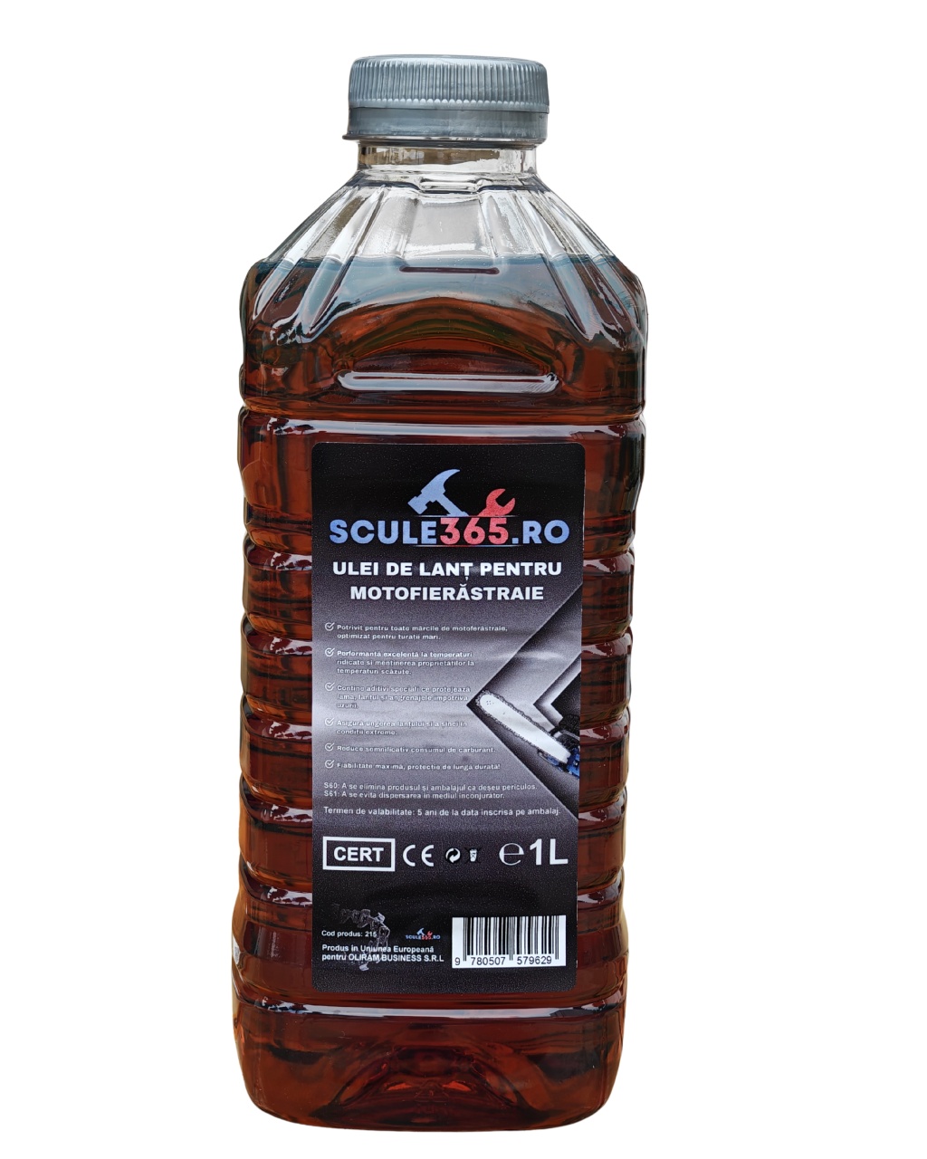 *PACHET* Drujba benzina + 3 lanturi + 2 lame + topor 0.6kg FORJAT + x1 ulei ungere lant 1L + x1 ulei amestec 0.5L + x2 bujii + accesorii + manusi protectie, Evotools PROFFESIONAL 682858 - 3 | YEO