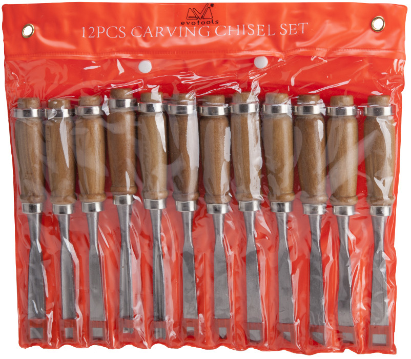 Set 12 BUC Dalta Lemn Sculptura Evotools 636021 - 1 | YEO