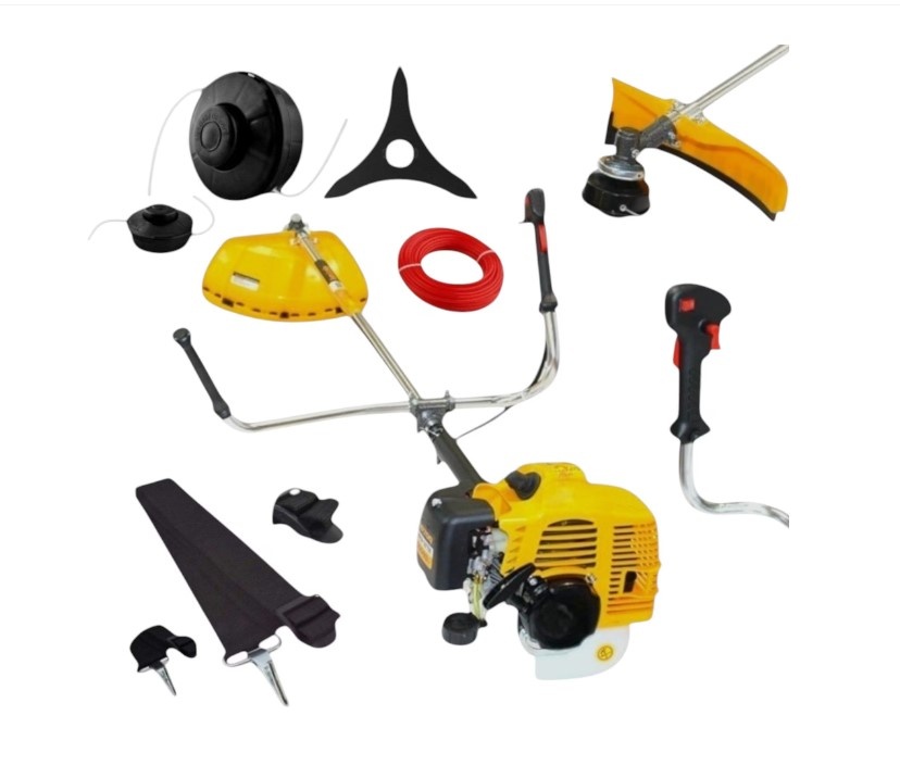 7.5cp *SUPER* Motocoasa pe benzina 2t timpi 58cc, 7.5cp, 10.000rpm, easy-start Campion® CMP1544 HOLZ Germany