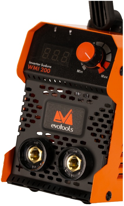 Aparat Invertor de Sudura cu Afisaj Digital WMI 200, anti-stick, ventilatie, 2.5-3.2mm, Evotools 683146 - 3 | YEO