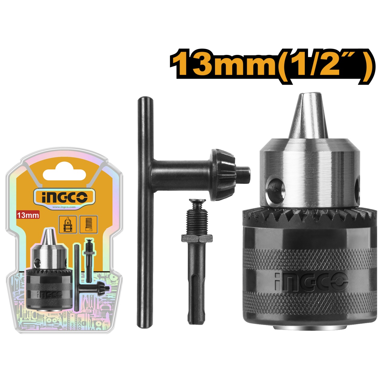Mandrina cu Cheie 13mm cu Adaptor SDS+ INGCO KC1301.1