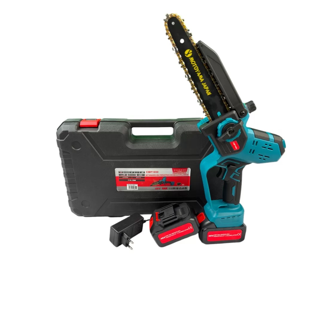 Mini drujba electrica cu 2 acumulatori 8AH, 150mm, 8\'\', 7.5m/s, 2000rpm, Campion CMP1698