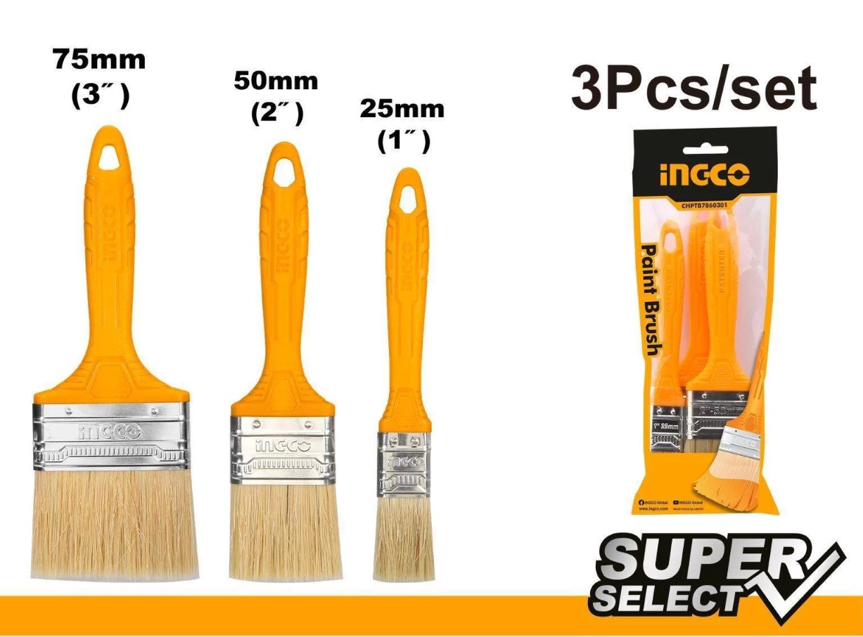 Pensula Super Select Set 3buc (nou) INGCO CHPTB7860301