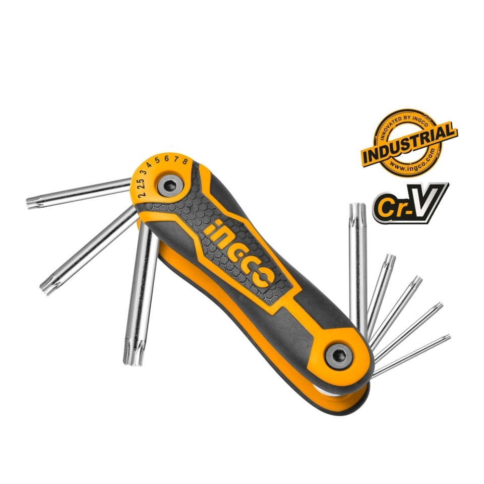 SET CHEI TORX T9-T40 MULTIFUNCTIONAL INGCO HHK14083 - 1 | YEO
