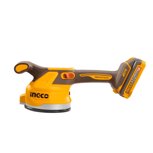 Vibrator cu ventuza pentru placi ceramice 20V, diametru 130mm, 60kg, fara acumulator INGCO CTVLI2001 - imagine 7