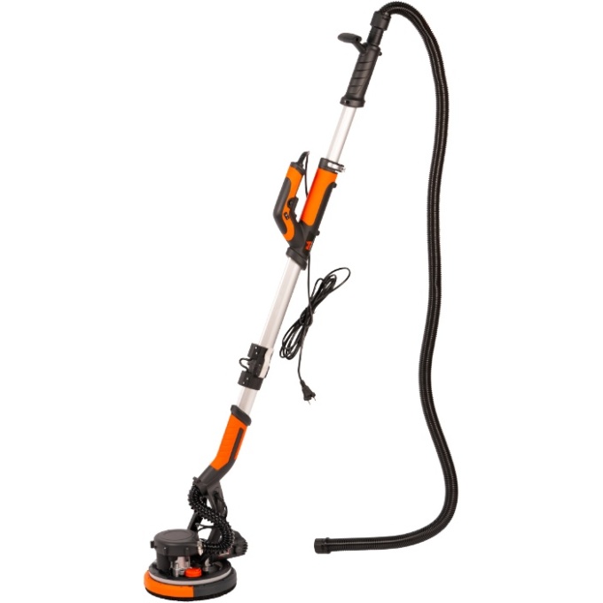 Masina de slefuit pereti telescopica 750w, 1800rpm, variator turatie, 225mm, ROTOR R-S225L-3