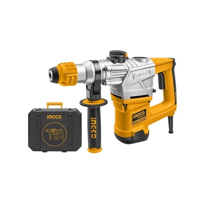 Picamer 1250W, 5J, 850rpm, 3800bpm, SDS Plus, cu 3 burghie si 2 dalți, INGCO RH12008