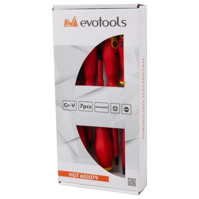 Set Surubelnite Electrician 1kv 7 BUC, Evotools 605079