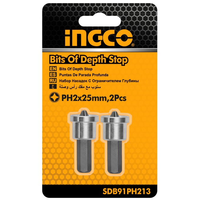 Set Biti Rigips 2buc INGCO SDB91PH213 – Eficienta si Precizie la Infiletari in Gips Carton