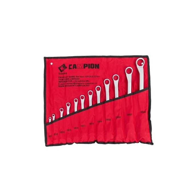 SET SORT CHEI FIXE 6-32 MM, 12 PIESE CAMPION CMP-0509