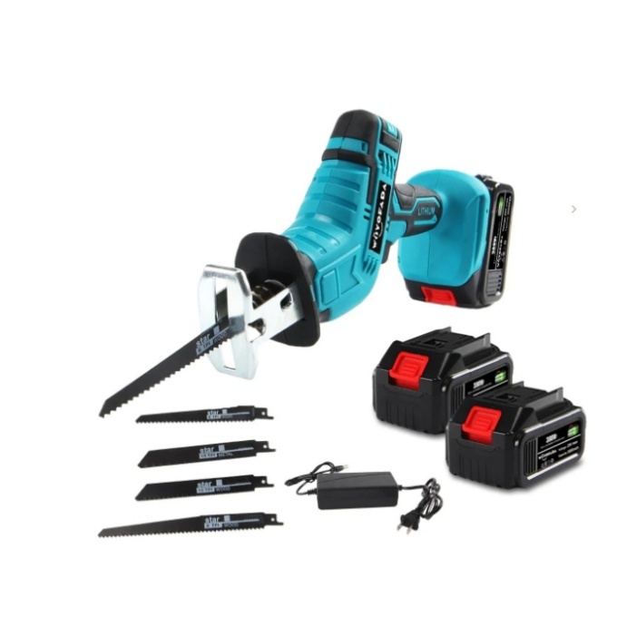 Fierastrau sabie 48v cu 2 acumulatori Li-Ion, sistem quick release
