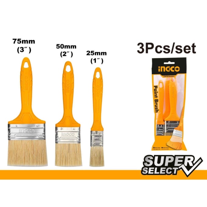 Pensula Super Select Set 3buc (nou) INGCO CHPTB7860301