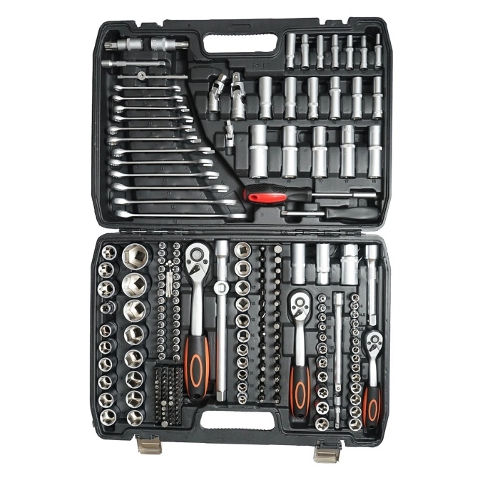 Set trusa chei 216 piese, tubulare 1/4