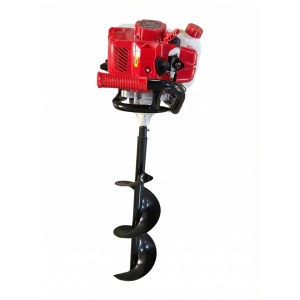 8.5CP + burghiu 200mm* Motoburghiu pe benzina 8.5CP, motor 2 timpi 58cc, 9200rpm, burghie 100-300mm, adancime 800mm, rezervor 1.2L, Campion CMP4350P - Img 3