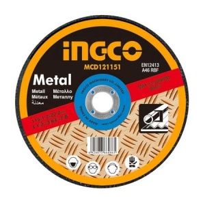 Disc Abraziv Ingco 115x1.2mm set 50buc - Img 2