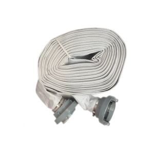 FURTUN POMPIER / FURTUN REFULARE APA CU CUPLE 1'' 20M 8 BARI, ALB, PENTRU MOTOPOMPA SI IRIGATII, CRAFT-TEC MX1209 - Img 2