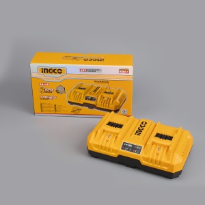 Incarcator rapid Dublu 8A acumulator P20S - Ingco FCLI2082 - Img 9