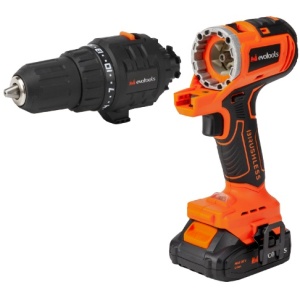 Masina de insurubat multifunctionala MT20 brushless 20V 2 acumulatori 2Ah 3 capete mandrina 13 mm impact 200 Nm mini ferastrau 100 mm EvoTools 682373 - Img 3