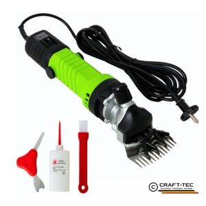 Masina de tuns oi 1000W, electrica, variator de turatie 6 trepte, 2800 rpm, valiza transport, CRAFT-TEC GERMANY MX206 - Img 2