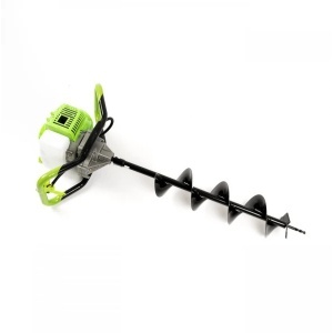 Motoburghiu pe benzina 58cc, 6.1kW, 8.1CP, motor 2 timpi, fara burghiu, verde, Craft-Tec MX200 - Img 6
