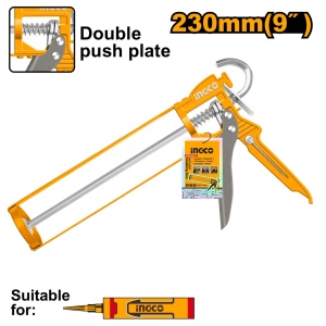 Pistol Silicon 230mm HCG1409 – Tip 9”, Maner Aluminiu, Sistem Dubla Impingere, Cadru 2.2mm - Img 2