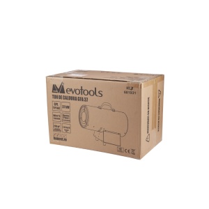 Tun de Caldura pe Gaz GFA 22-37 kW, 270m², aprindere automata Evotools 681931 - Img 2