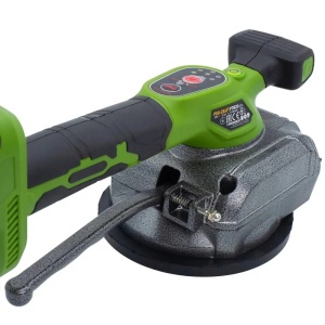 Ventuza pentru gresie cu 1 acumulator si incarcator, 20v, 2AH, 15.000 vibratii/min, 75kg, 130mm, PROCRAFT PTM20 - Img 4