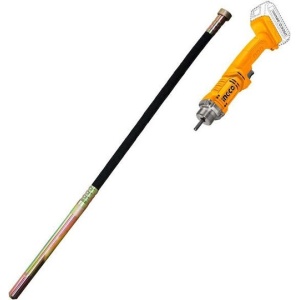 Vibrator beton cu acumulator 20V INGCO CCVLI2023011, 2300 rpm, cu 1 acumulator 2.0Ah si incarcator - Img 8