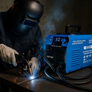 Aparat de sudura tip Invertor cu sarma 510A, MMA/MIG/MAG (TIG LIFT optional) afisaj digital, ventilat, URAL MASH IGBT TEHNOLOGY ULTRA HYBRID POWER, CMP1697 - Img 8