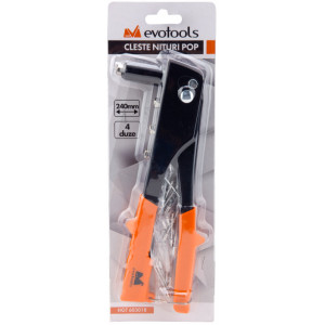 Cleste pentru nituri pop 240mm, cu duze interschimbabile, EvoTools 603018 - Img 2