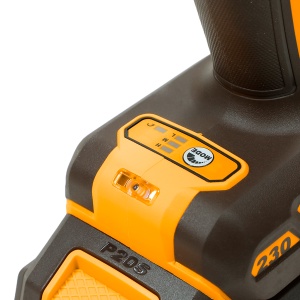 Filetanta cu impact 20V 1/4" CIRLI2023, motor brushless, 230Nm, 3 trepte viteza, 2 x acumulator 2.0Ah, incarcare 220-240V - Img 7