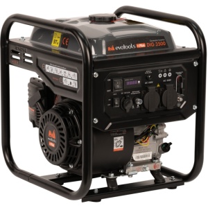 Generator de curent Invertor 3500W, silentios, 4 timpi, 3 ani garantie, Evotools Plus 683429 - Img 1