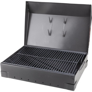 Gratar gradina 500x350mm, tabla 1mm, 145cm inaltime totala, picioare demontabile, Evotools 678307 - Img 2