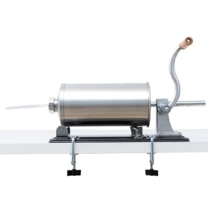Masina de umplut carnati 5KG, orizontala profesionala inox, cu 5 palnii, sistem Airstop, CAMPION CMP1166 - Img 2