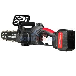 Mini Drujba electrica 8AH, 48V, 300mm, 2 acumulatori, brushless, ungere automata, 1800w, CAMPION CMP1756 - Img 8