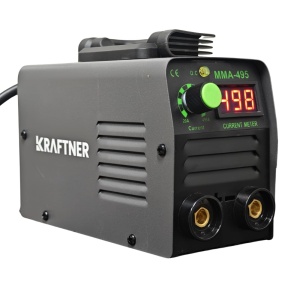 *PACHET* Aparat de sudura invertor MMA, KRAFTNER, 495a, afisaj digital, accesorii incluse, manusi bonus, cablu 1,8m, ochelari sudura automati, x2 pachet electrozi KF-2759 - Img 4
