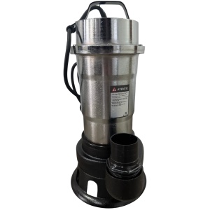 Pompa Apa Murdara Submersibila Inox Fara Plutitor GW GW7517, Putere 1100W (1.1KW), Cablu Alimentare 6.7m, Inaltime 41cm, Latime 20cm, Circumferinta 40.5cm, Carcasa Otel Inoxidabil, Pentru Evacuare Apa cu Impuritati - Img 5